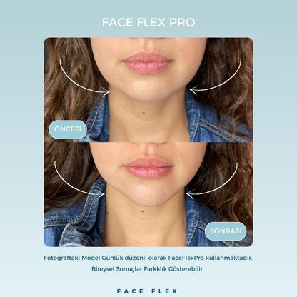 FaceFlexPro LED Işıklı Mikro Akım Yüz Sıkılaştırma Terapi Cihazı