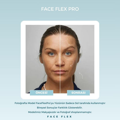 FaceFlexPro LED Işıklı Mikro Akım Yüz Sıkılaştırma Terapi Cihazı